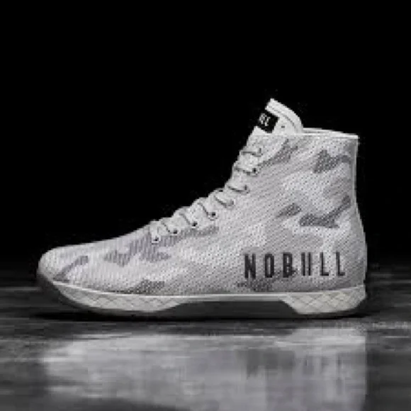 Nobull Outwork High-top Grey Camouflage Sneakers size 7 - Picture 4 of 11
